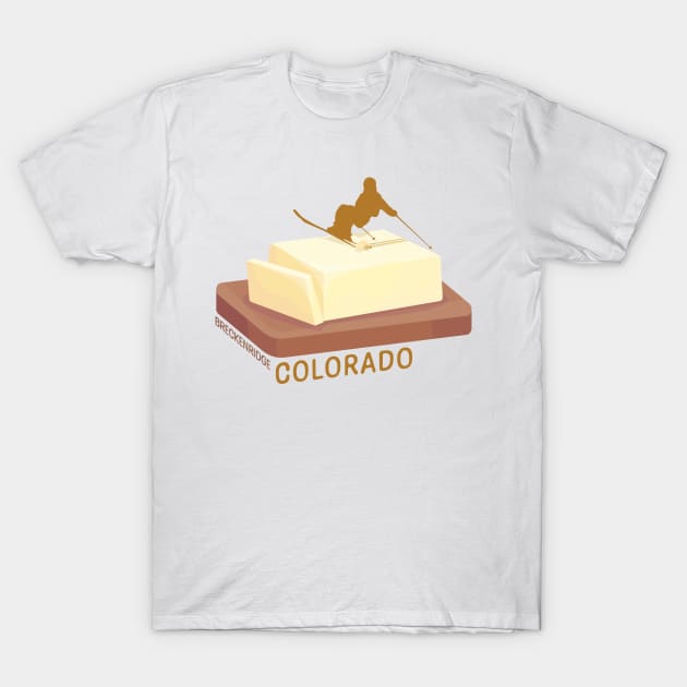 Ski Butter Carving | Breckenridge Colorado T-Shirt by KlehmInTime